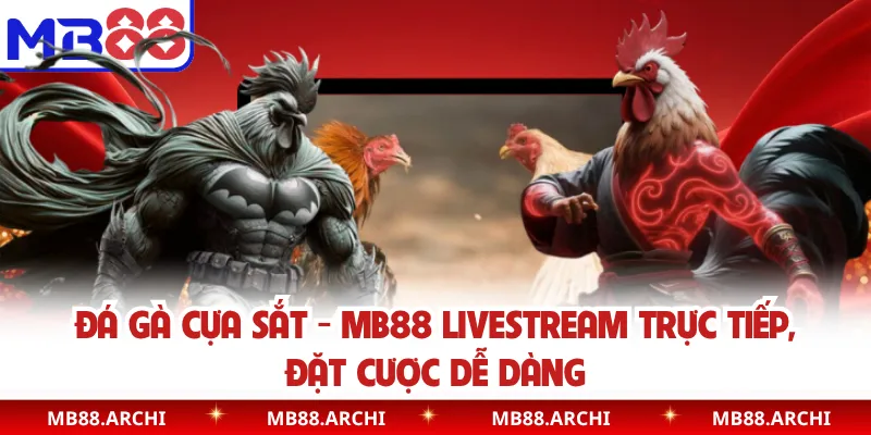 Đá Gà Cựa Sắt - MB88 Livestream Trực Tiếp, Đặt Cược Dễ Dàng